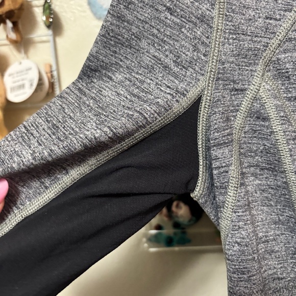 Lululemon Daily Practice Jacket Space Dye Camo Black Dark Slate Longline Size 4 - Picture 5 of 12